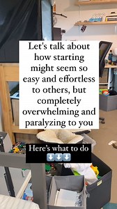 Ever stare at a cluttered room and feel completely paralyzed? 😳 It’s not just about the volume of stuff - it’s also about the emotions tied to it. Whether it’s guilt, sentimental attachment, or sheer overwhelm, it can feel impossible to start. 😟 And while it may seem simple to someone less attached, when it’s your own space the clutter can sit untouched for years. Someone saying ‘just make the time’ isn’t helpful 🙄 Here’s what I say: START SMALL Tackle one drawer, one shelf, one corner of a r