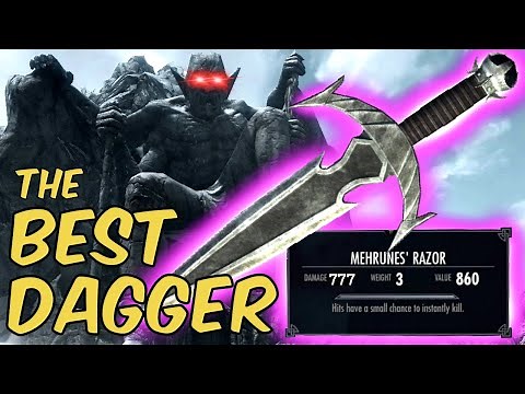 How to Get the BEST Dagger in Skyrim -Daedric Quest-