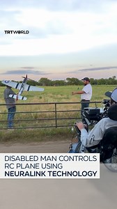 37K views · 205 reactions | Alex Conley, an American participant in the Neuralink program who is paralysed from a spinal injury, successfully flew a radio-controlled plane using only his mind through Neuralink’s brain implant. Since receiving the implant in July 2024, Conley has been working closely with Neuralink to help advance brain-computer interface technology. | TRT World | Facebook