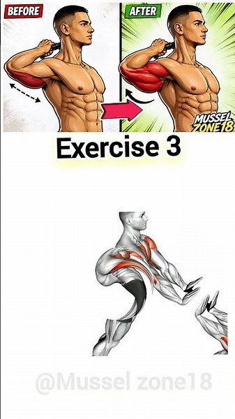 Triceps exercises with Dumbbell #TricepsWorkout #PowerfulArms #BiggerTriceps #TricepDips