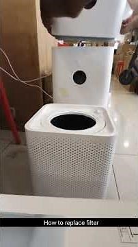 Mi Air Purifier 3C - How to replace & reset filter