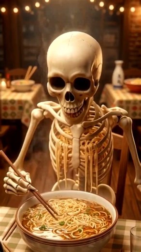 What if you never stop eating 🍔🍕🍷🩻🦴#shorts#viral#trending#anime#cartoon#skeleton#eating#3danimation