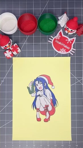 Kawashima Ami Sand Art 💅🎄 #sandart #kawashima #toradora #shorts