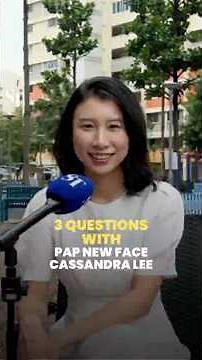 3 questions with PAP new face Cassandra Lee | GE2025
