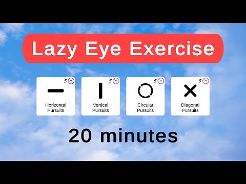 Lazy Eye Exercise #1 - Smooth Pursuits