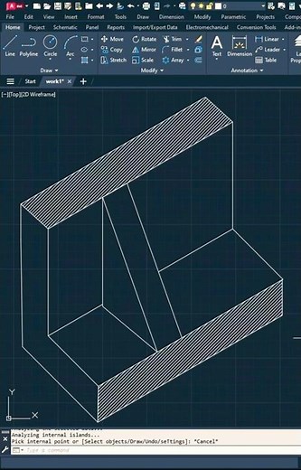 AutoCAD Practice- Isometric Drawing #autocad #isometricview #drawing #excercise
