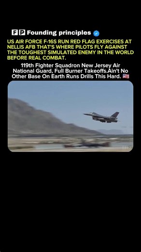 F-16s Tearing Off Nellis Like It's Game Day #soldier #USA #USAF #USArmy #Military