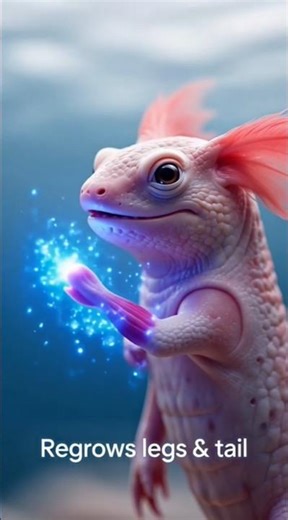 This Animal Can Regrow Its Brain… No Scars #facts #animation #shorts #animals