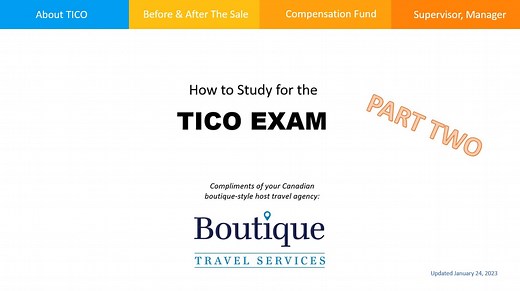 Part 2 - How To Study For The TICO Exam
