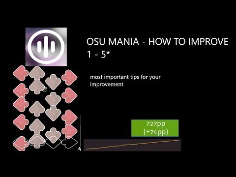 How to improve in OSU MANIA (best tips for 1 - 5* stars)