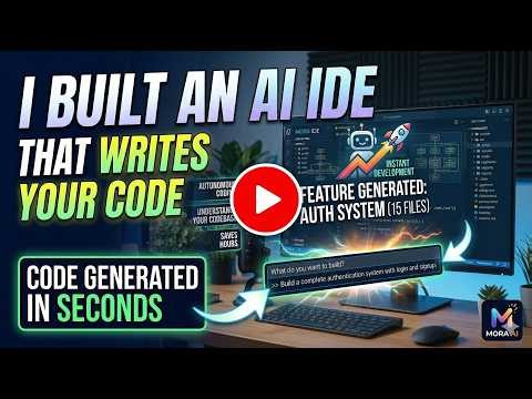 I Built an AI IDE That Writes Your Code (Mora Demo)