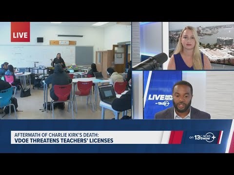 Va. superintendent warns teachers who praised Charlie Kirk shooting could lose licenses