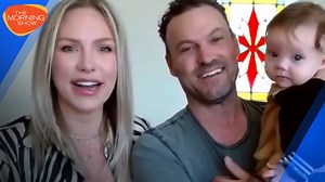 In their first live TV interview together, Real Sharna Burgess and Brian Austin Green presented their baby boy Zane to Australia, and the couple also addressed rumors they are planning to marry soon. | The Morning Show