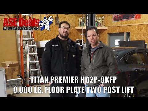 Titan Lifts 2 post car lifts for the professional auto shop, as well as the home garage.
