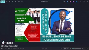 Cómo Crear un Póster de Trabajo en Microsoft Publisher