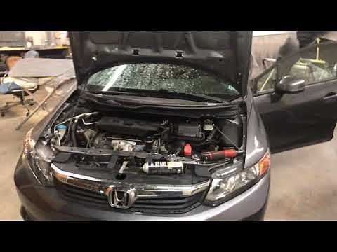 Check Engine Light! EGR Valve Cleaning Code P0498 P0135 2012-2015 Honda Civic Repair DIY