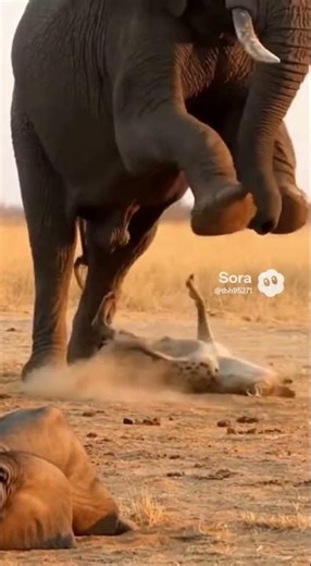 Amazing weapons of animals. Elephant's Brutal Triple Stomp. 動物たちの驚くべき武器.
