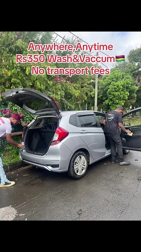 Mobile Car Wash Services in Mauritius - No Transport Fee