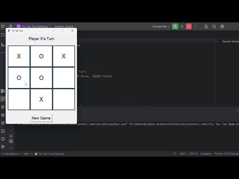 Tic Tac Toe Game using Python & Generative AI | Full Code Demo + GenAI Course Project