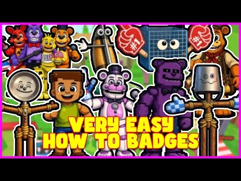 How to Get All 13 New Badges in ROBLOX Find The FNAF