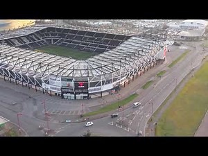Aerial Views of Pride Park Stadium | Derby County FC Drone Footage