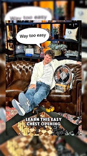 Learn THIS Simple Chess Opening and Gain 500 Elo instantly 📈♟️ #chess #magnuscarlsen #easy #elo
