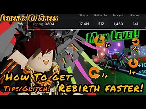Legends Of Speed How To Get Rebirth Faster!😱 (Tutorial Glitch)🔥