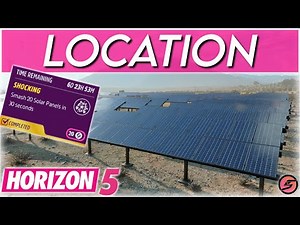 SMASH 20 SOLAR PANELS Location Forza Horizon 5 Forzathon Daily Challenge Zoomies Forza Horizon 5