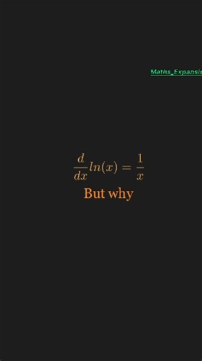 math expansion | ↗️ Ln(x) differentiation is very easy to understand by chain rule by maths_expansion 🍎🤨👏➡️ #apple #newton #calculus #animation #logarithm... | Instagram