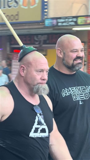 9M views · 153K reactions | Plunger Head Part 2 猪 @nickbeststrongman @shawstrength #prank #funny #reel #nickbest #strongman #eddiehall Big Love, The Beast™️ | Eddie Hall - The Beast | Facebook