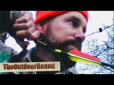 "AMAZING SHOT" Quail With A Bow & Arrow