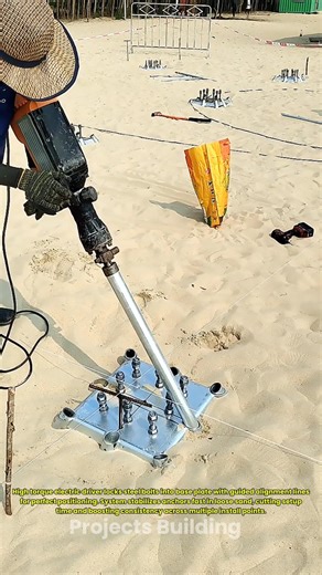 Insane Ground Anchor Install Speed Using Precision Bolt System