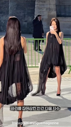 지수, 파리를 삼킨 역대급 디올 룩 🖤 화이트 레이디백의 반전! #jisoo #dior