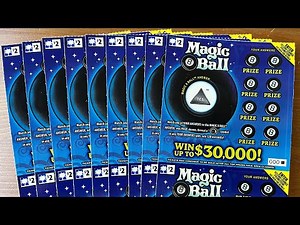 Full Book of SC Magic 8 Ball Scratch-Offs!💥Part 1💥Let the BIG WINS Begin!🪄