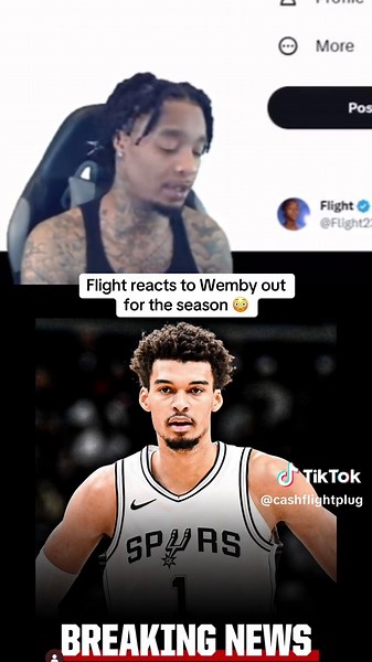 This is truly sad 😔 #flightreacts #wemby #nba #foryou
