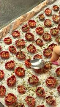 🍅 Homemade Sun-Dried Cherry Tomatoes in Olive Oil ✨ Easy & Delicious