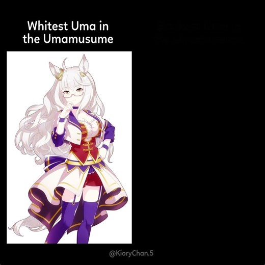 Whitest Uma and Blackest Uma #umamusume #memes #funny