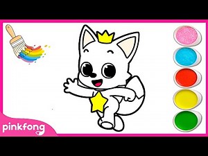 Pinkfong coloring page || EPISODE 6 II Popular Coloring Pages for kids and Toodler