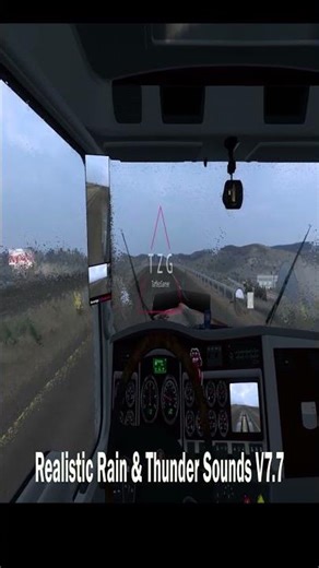 Improve ATS with better Thunder and Rain Sounds... #atsmods #ats #atsrealismmods
