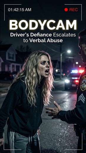 Bodycam: Driver's Defiance Escalates to Verbal Abuse