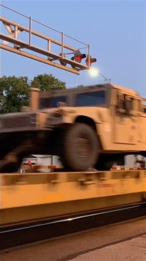 Open Door On Military Vehicle, Military Train In Ohio On CSX , Can You See Open Door?JawTooth shorts