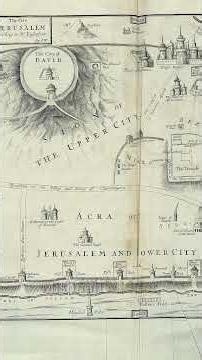 Lightfoot's Jerusalem Map: Talmud Meets the Gospels (1658–1674) - Scriptorium