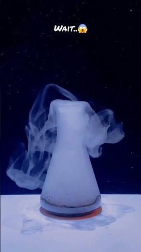 Pure Oxygen Gas Experiment 🔬 | Relighting a Glowing Splint in Oxygen 🔥 #shorts