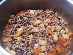 Filipino Beef Giniling with Raisins(Ground Beef)