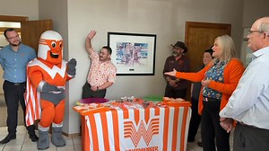 27K views · 314 reactions | WHATABURGER BUZZ: Vibe Restaurants is bringing Whataburger’s bold, fresh flavors, 24/7 goodness and orange-and-white-striped fun back to Enid. ~ VWB Legacy Holdings LLC had a ceremonial groundbreaking at the offices of the Greater Enid Chamber of Commerce, 210 Kenwood Blvd. today at 2 p.m. ~ They are not open yet! They will open to the public on Nov. 4. | Enid Buzz | Facebook