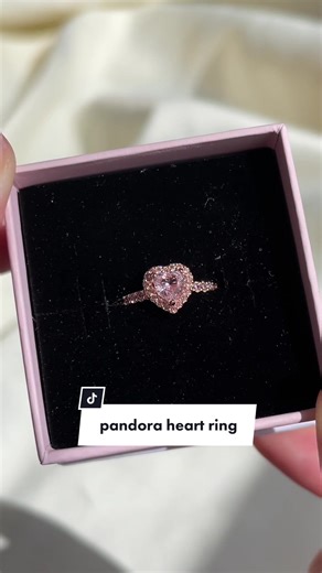 fell in love instantly 💕 perfect for vday!! “pandora sparkling elevated heart ring” #pandora #pandorajewelry #vdaygift