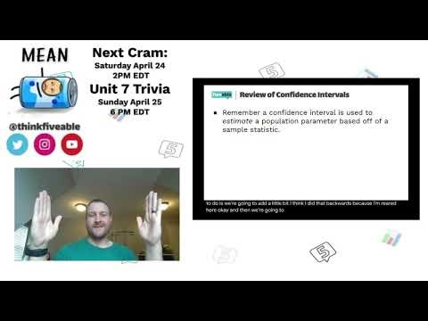 AP Statistics Cram Apr 18, 2021