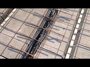 pose des gaines electrique dalle rdch