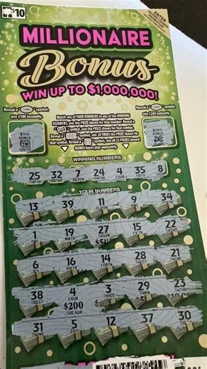 Nice Win on Millionaire Bonus #shortsfeed #shortsvideo #shorts #tickets #Scratch #southcarolina