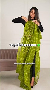 Modern Saree Pant Drape | party wear saree | saree draping style | modern saree farewell | #shorts